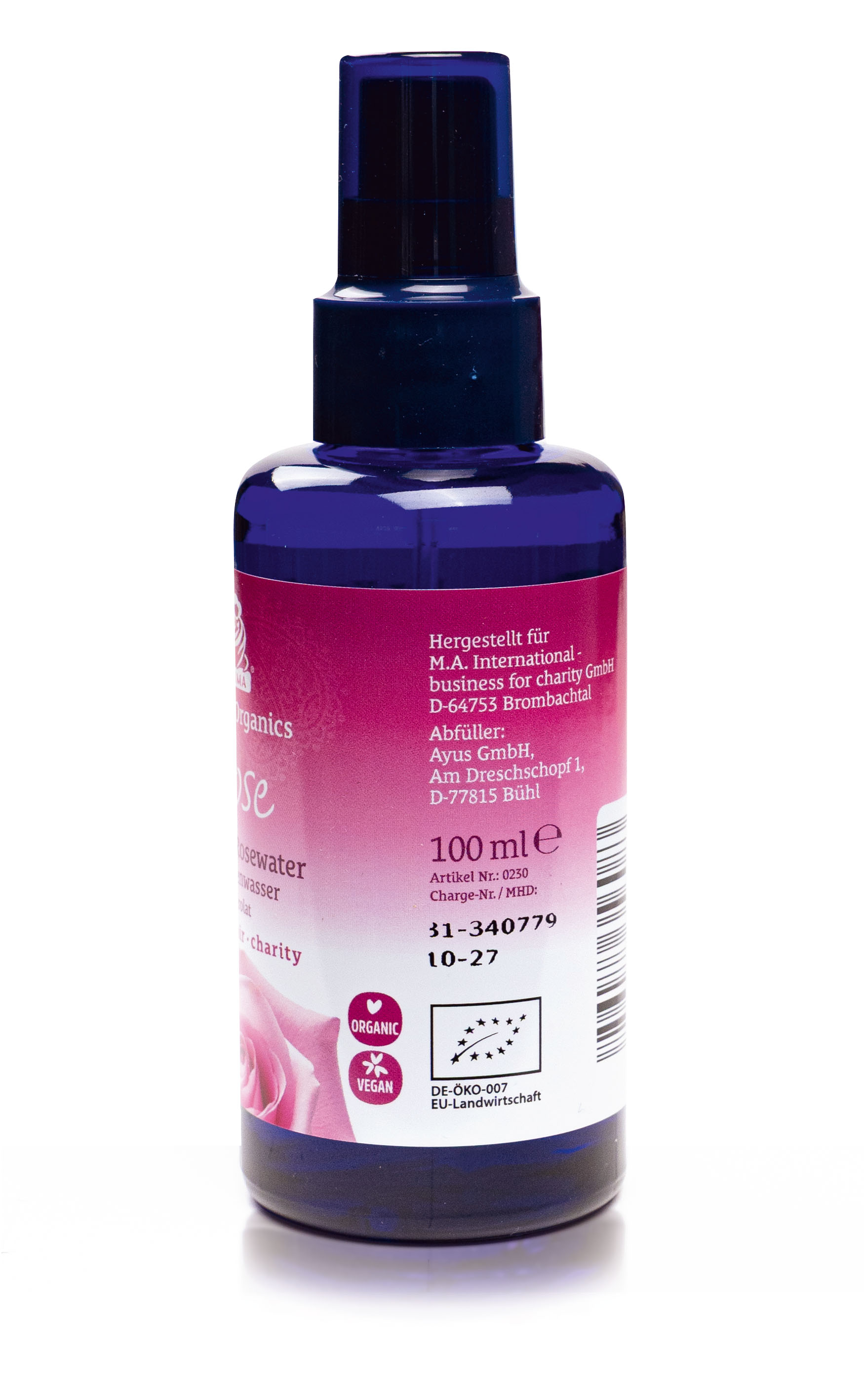 Bio Rosenwasser Hydrolat